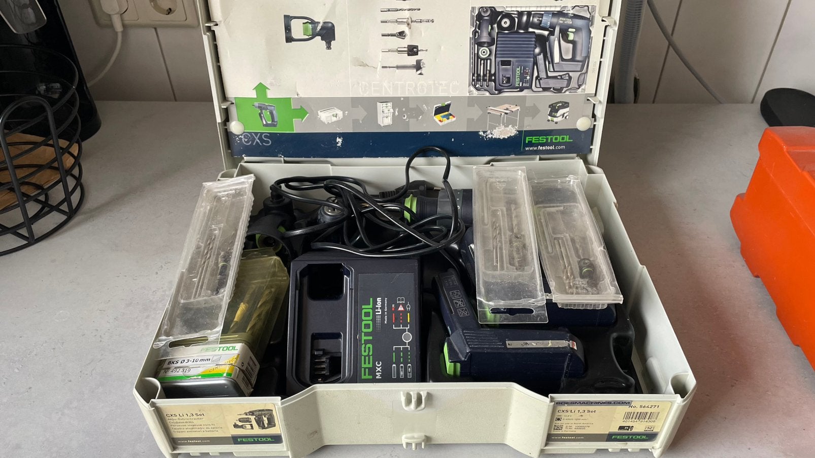 Te koop Festool accu boormachine, Ophalen of Verzenden, Zo goed als nieuw, Boormachine