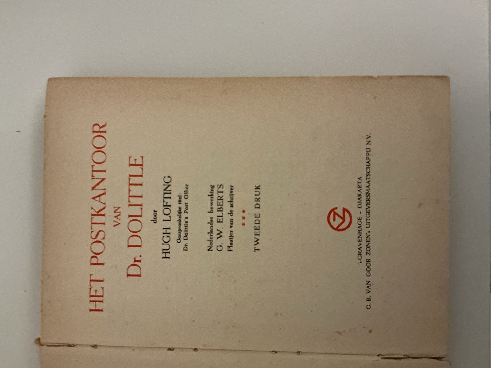 Het Postkantoor van Dr. Dolittle - Hugh Lofting (Tweede Druk, Boeken, Ophalen of Verzenden, Gelezen, Fictie algemeen