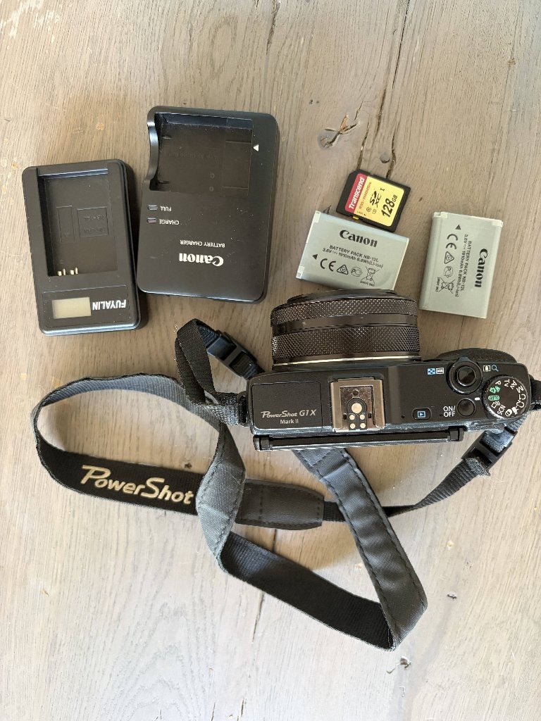 Canon PowerShot G1 X Mark II, Gebruikt, Canon, Ophalen of Verzenden, Compactcamera