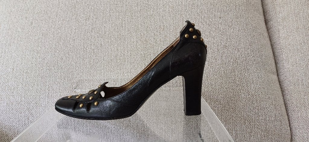 Prachtige zwarte hakken van DICK BOONS    maat 41, Verzenden, Zwart, Zo goed als nieuw, Schoenen met hoge hakken