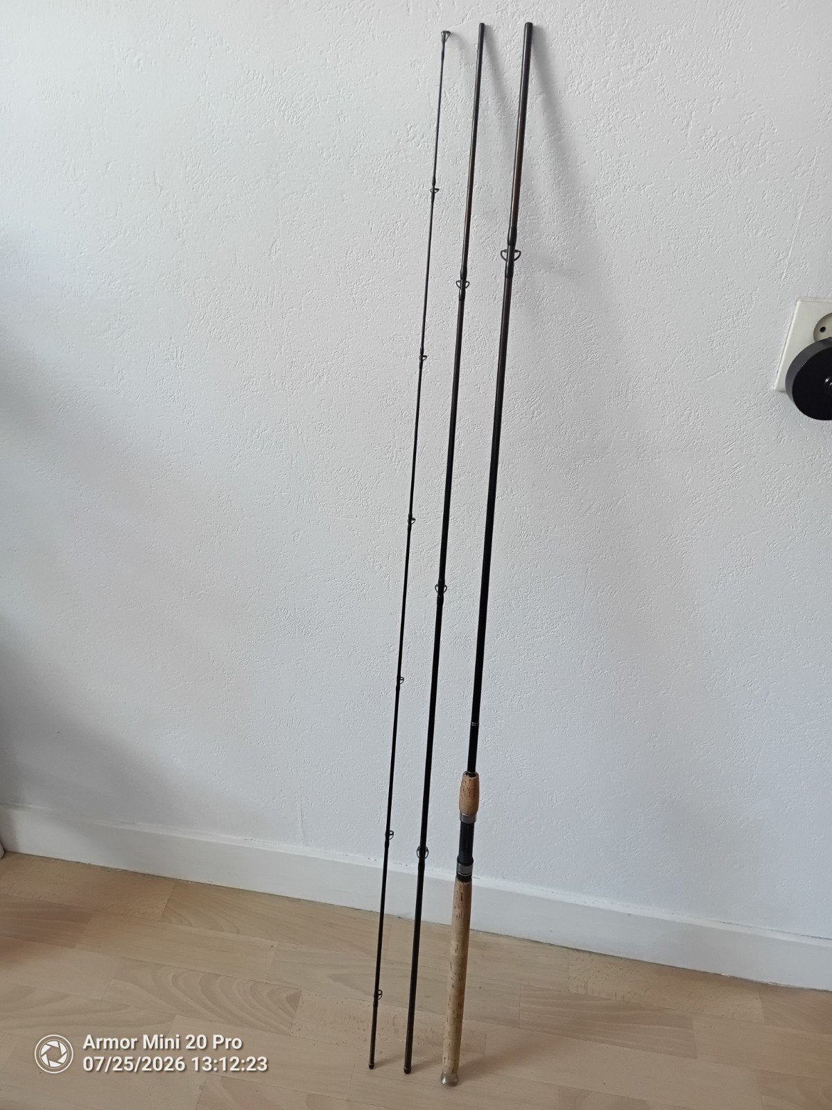 3 delige lichte penhengel sage, Ophalen, Zo goed als nieuw, Werphengel