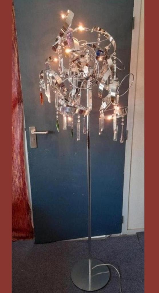 Adv 36 kristallen vloerlamp, Ophalen of Verzenden