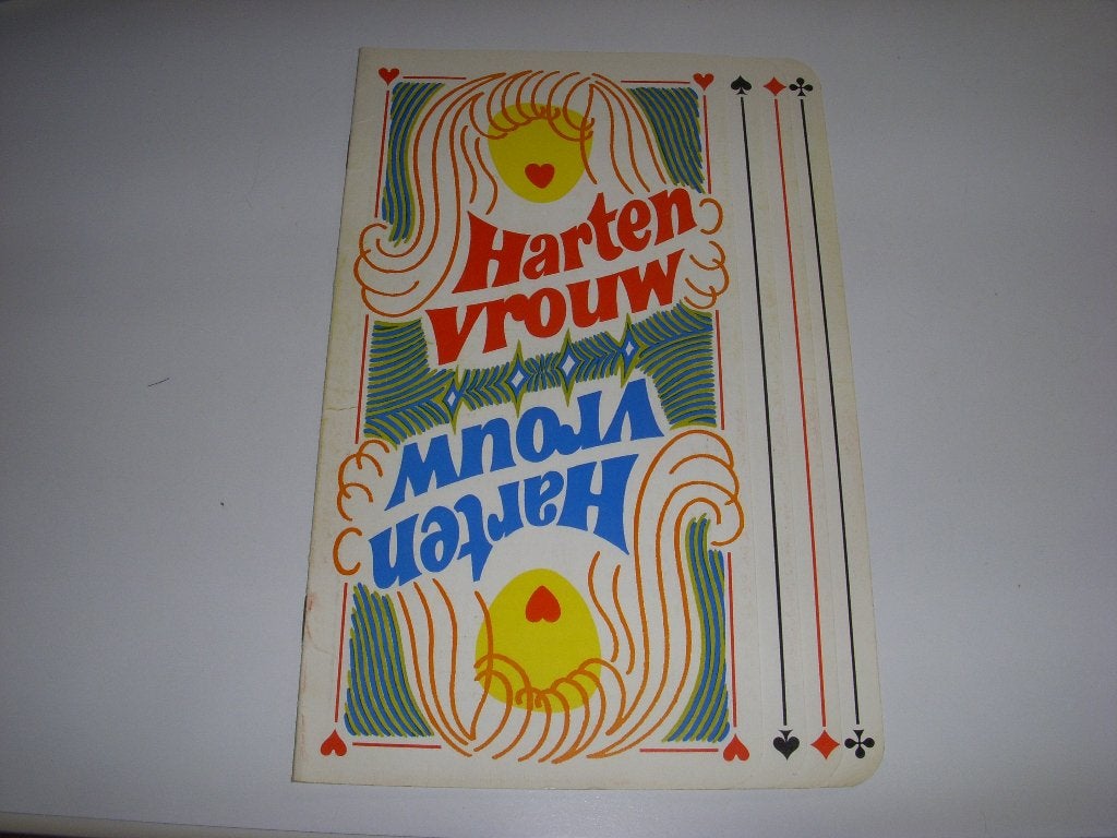 Leuk programmaboekje blijspel ' Hartenvrouw '' 1971-1972, Ophalen of Verzenden, Gebruikt, Boek, Tijdschrift of Artikel