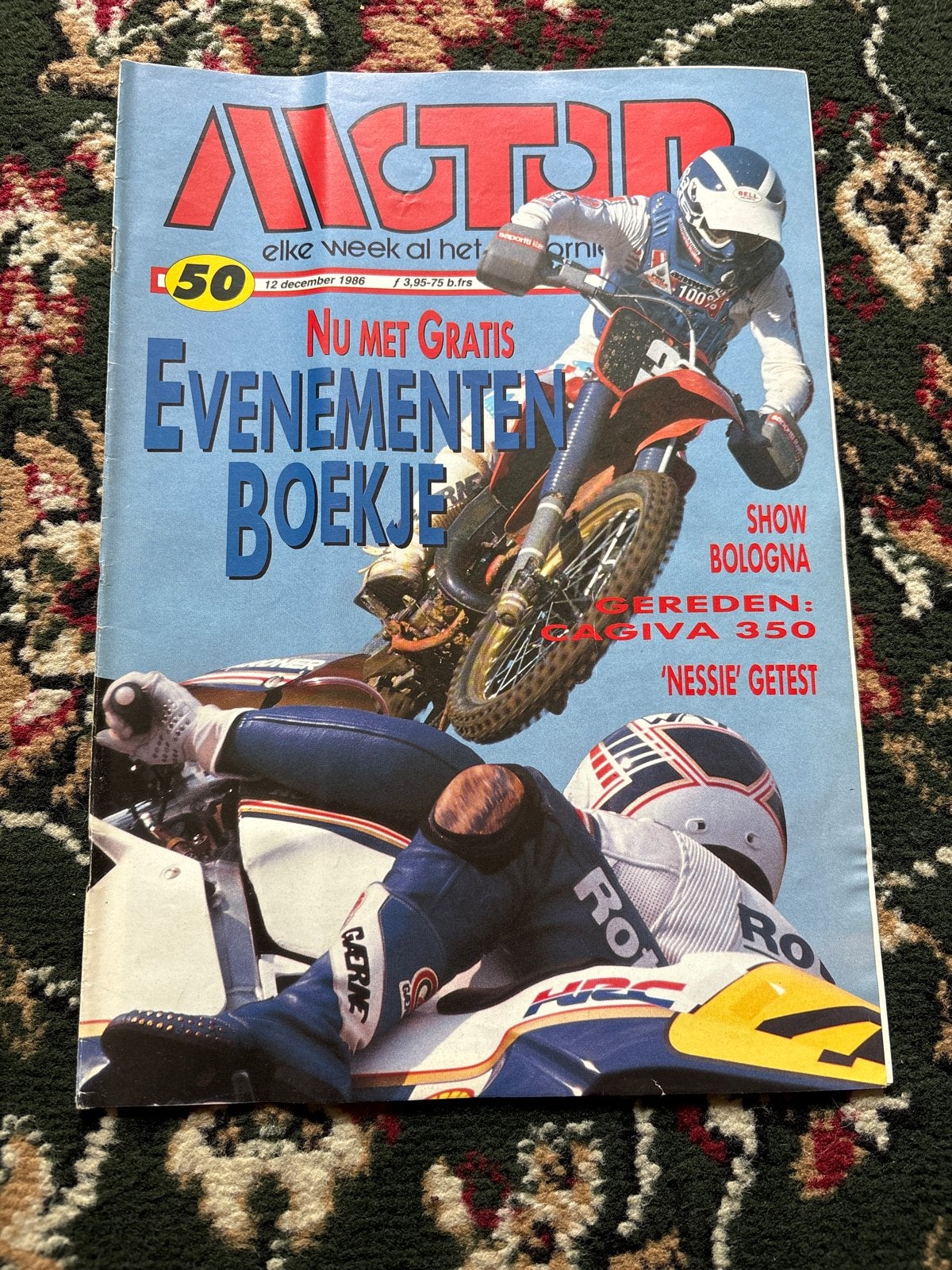 Motor Magazine 12 december 1986 - Met Evenementenboekje, Ophalen of Verzenden, Gelezen, Overige typen