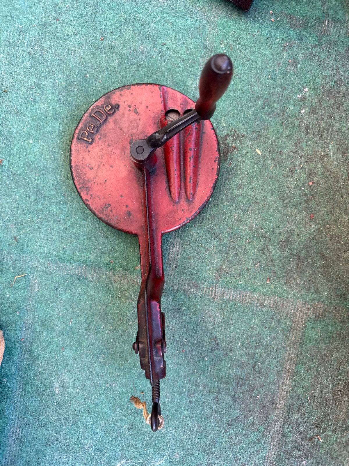 Vintage Pe.De. bonensnijder - Handige keukenhulp, Antiek en Kunst, Ophalen of Verzenden