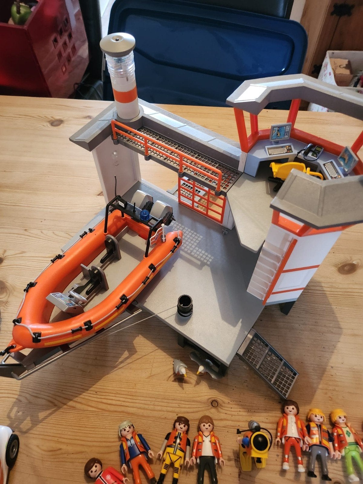 Playmobil Reddingsdienst met voertuigen en figuren, Kinderen en Baby's, Ophalen, Gebruikt, Complete set, Voertuig