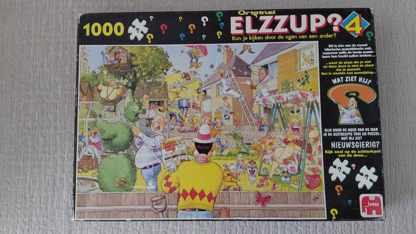 Elzzup? - Groene Vingers? - 1000 stukjes, Ophalen, 500 t/m 1500 stukjes, Gebruikt, Legpuzzel