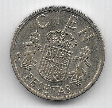 Spanje 100 pesetas 1988 KM# 826, Verzenden, Overige landen, Losse munt
