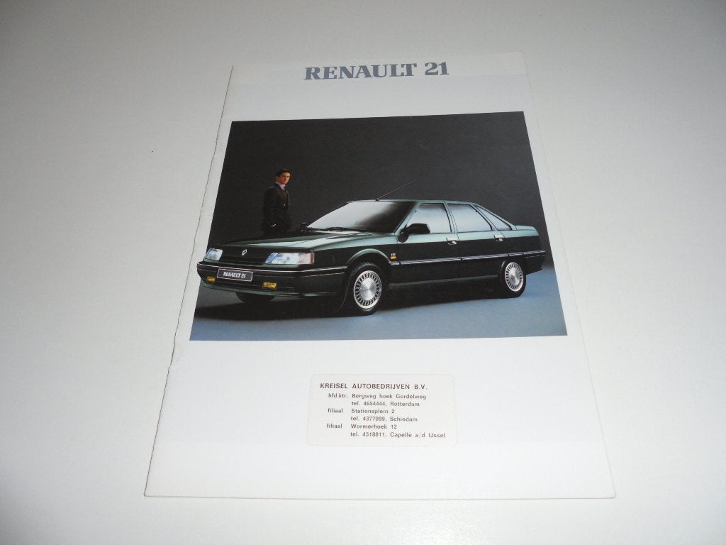 brochure Renault 21  1990, Ophalen of Verzenden, Nieuw, Renault