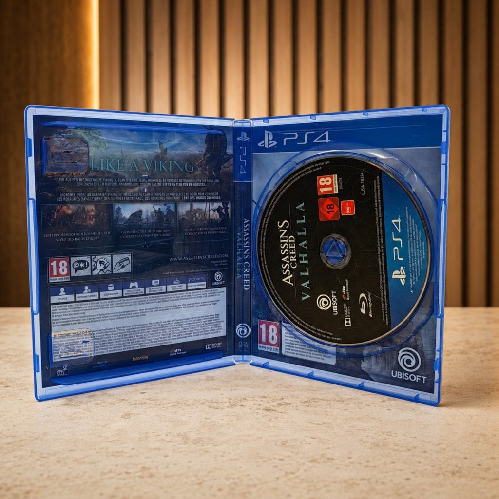 Assassin's Creed Valhallla PS4 Game, Sony, Zo goed als nieuw, Support@sony.com, 1-7-1 Konan, Minato-ku
Tokyo 108-0075
Japan
