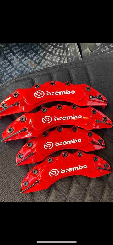 Remklauw covers rood – Brembo look – set van 4 – nieuw, Ophalen of Verzenden, Nieuw