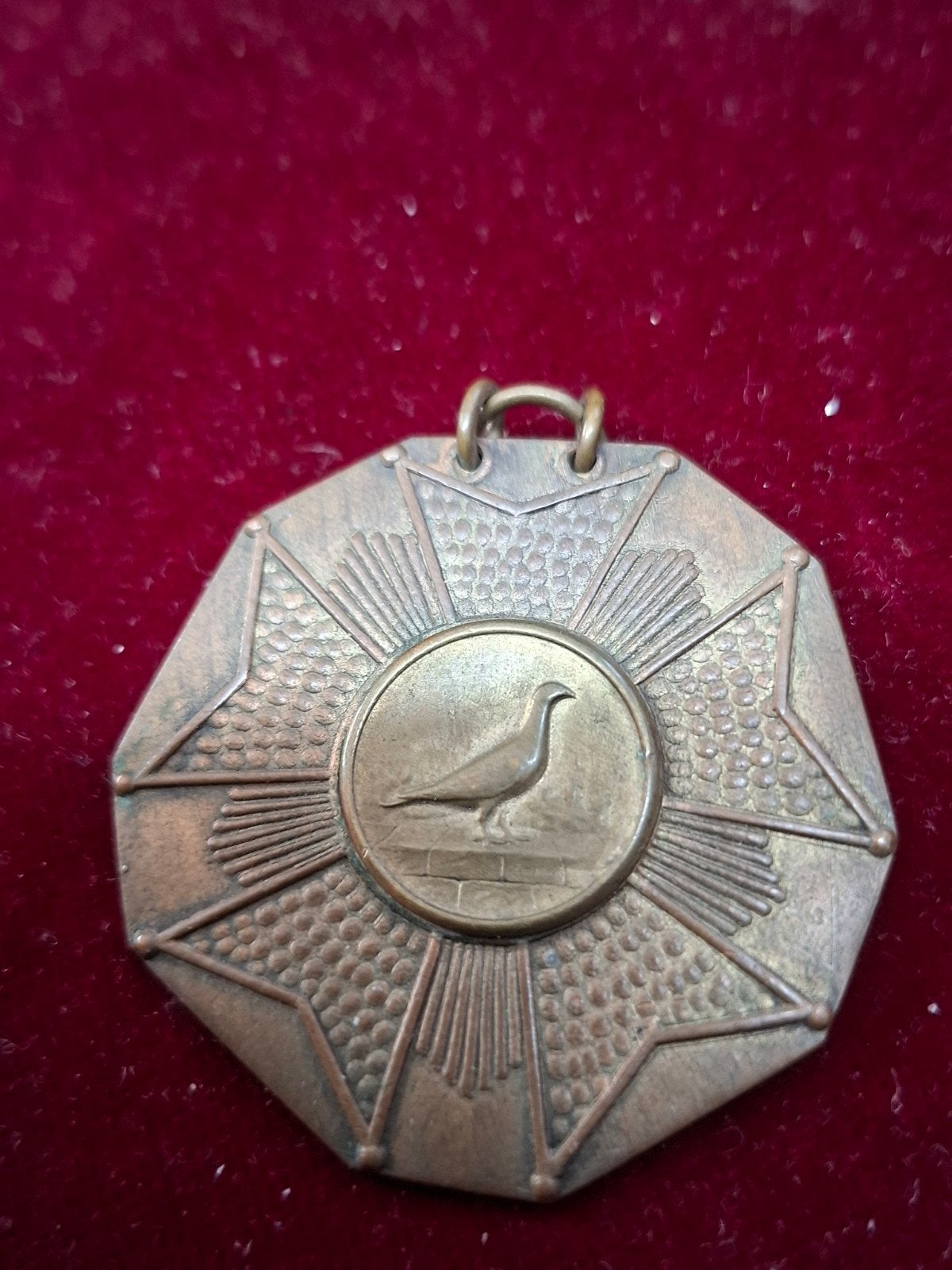 Oude Medaille 3e Kamp. M.F.-O.P. 1950 C.V.D. Brekel, Ophalen of Verzenden, Brons, Nederland
