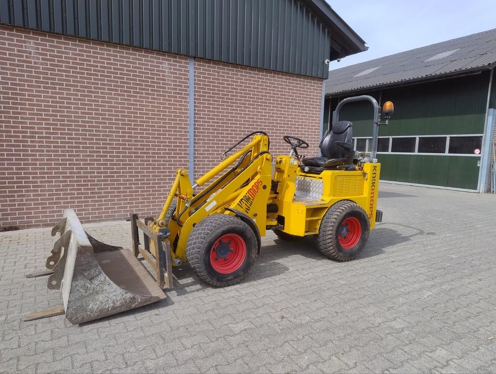 Knikmops 180 +bak en palletvork  super netjes, Zakelijke goederen, Ophalen of Verzenden