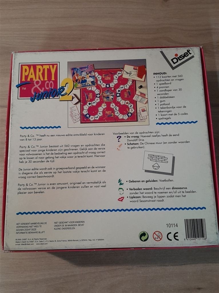 party en co junior 2 - s5459, Verzenden, Zo goed als nieuw