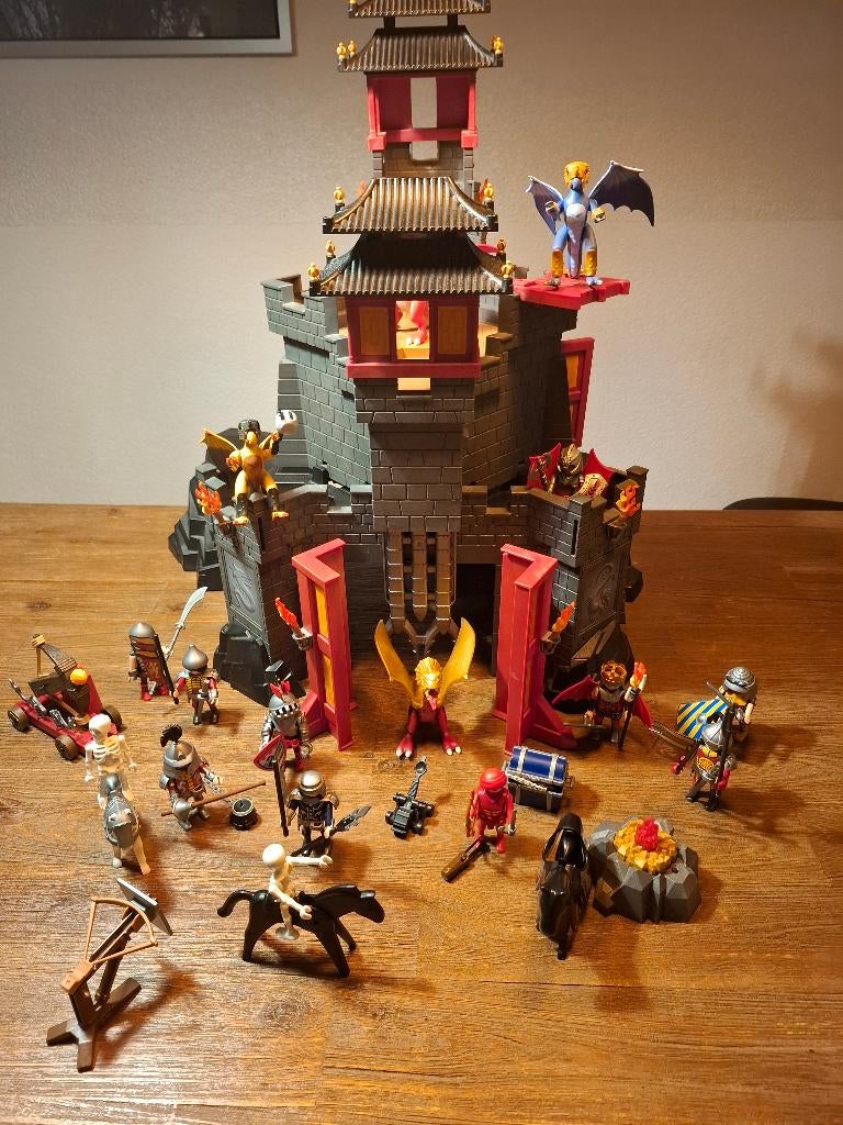 Drakenkasteel Playmobil 5479, Ophalen of Verzenden, Zo goed als nieuw, Complete set