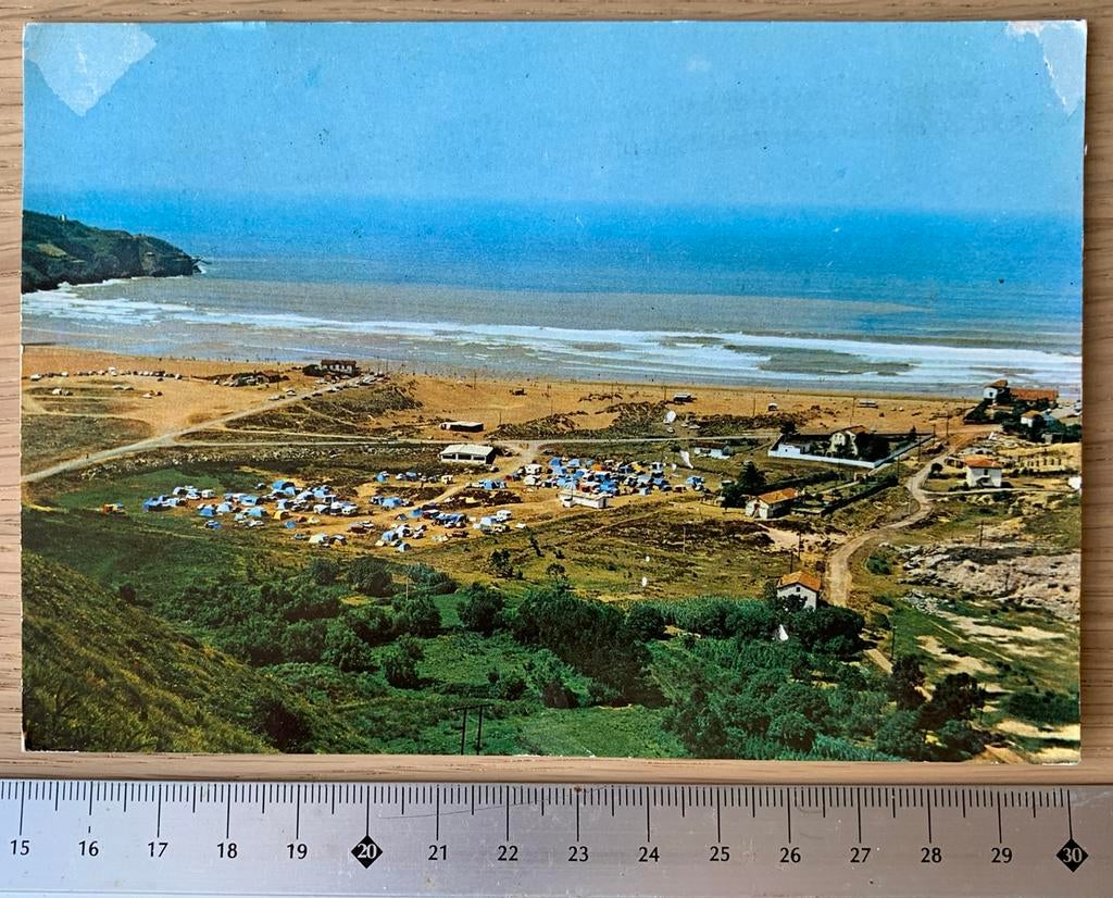 Ansichtkaart Spanje camping El Peñon 1971, Verzamelen, Ophalen of Verzenden, 1960 tot 1980, Gelopen, Spanje