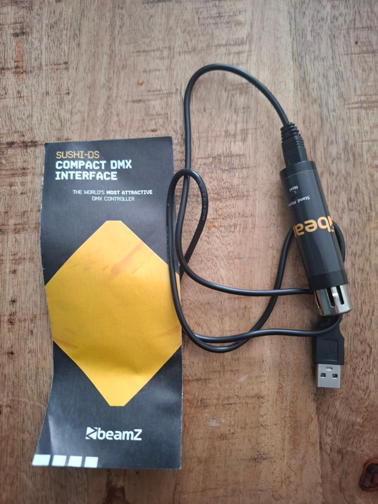 BeamZ Sushi-DS Compact DMX Interface, Ophalen of Verzenden, Zo goed als nieuw