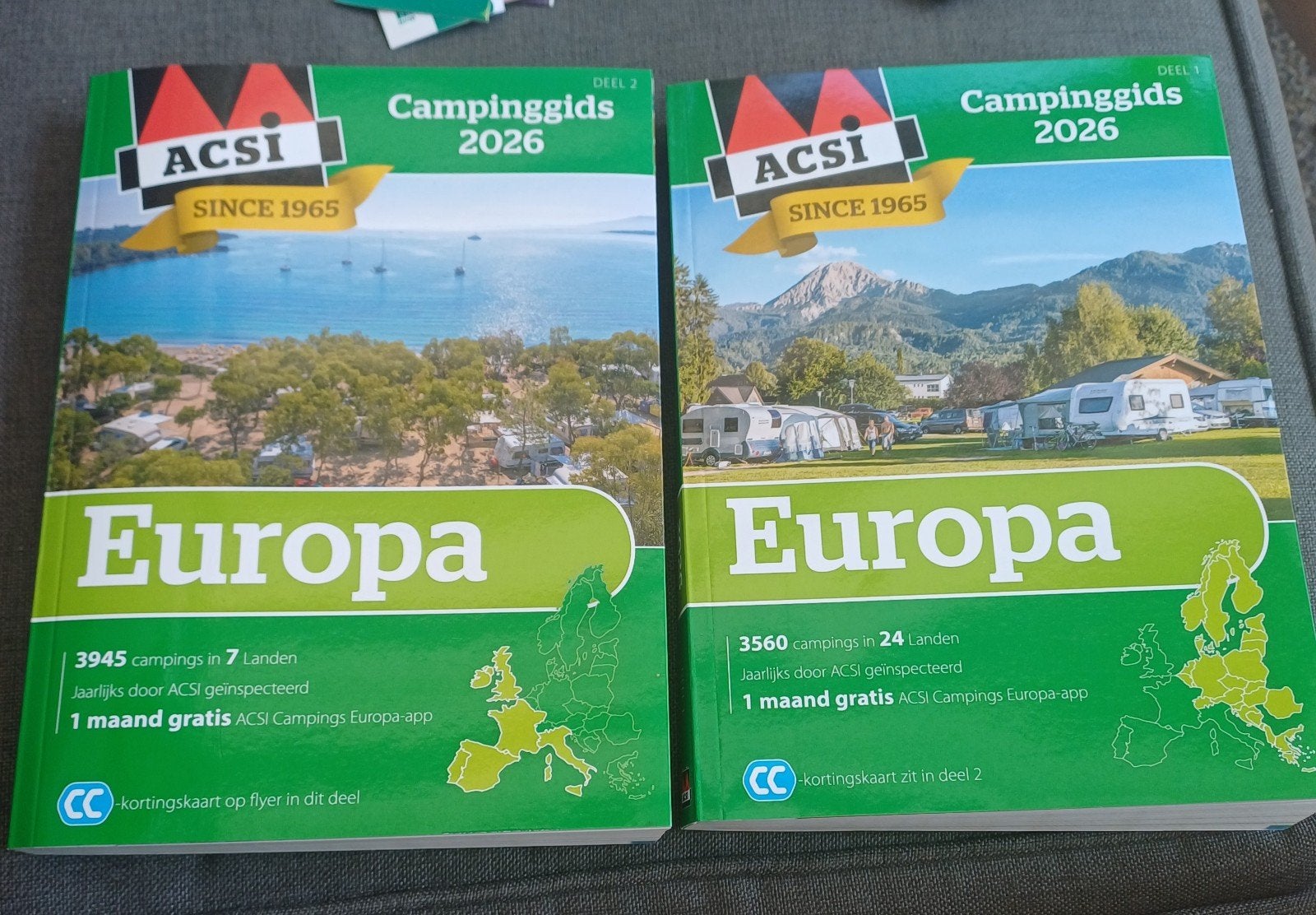 Campinggids 2026 Acsi, Europa, Nieuw, Ophalen of Verzenden, Campinggids