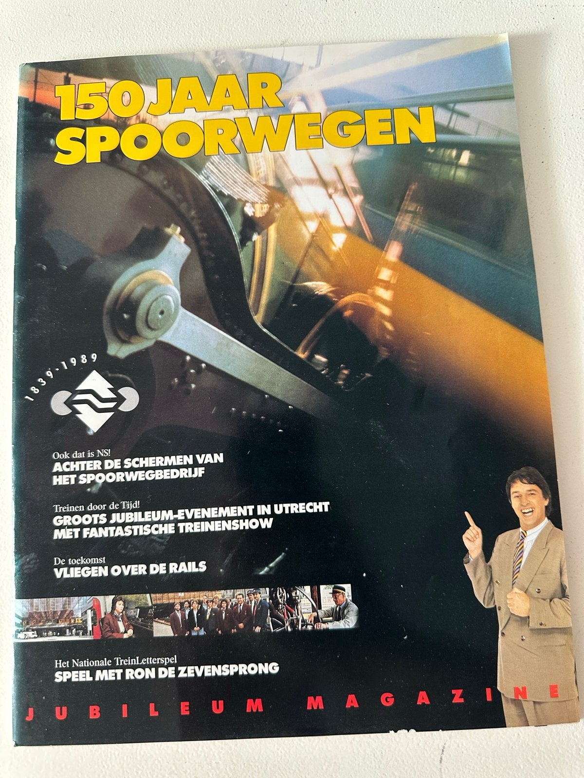150 Jaar Spoorwegen Jubileum Magazine (1989), Ophalen of Verzenden, Zo goed als nieuw, Overige typen