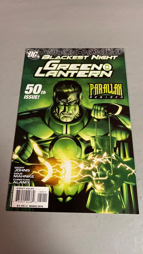 Green Lantern, Vol. 4 #50 - Blackest Night Parallax Rebirth, Boeken, Strips | Comics, Zo goed als nieuw, Eén comic, Amerika, Ophalen of Verzenden