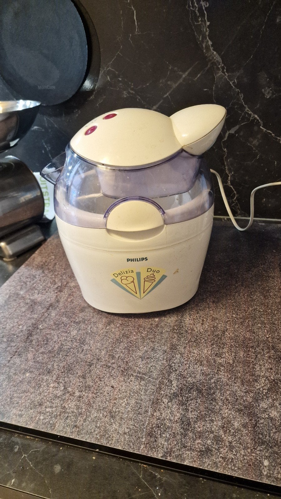 Philips Delizia Duo IJsmachine, Ophalen of Verzenden, Gebruikt