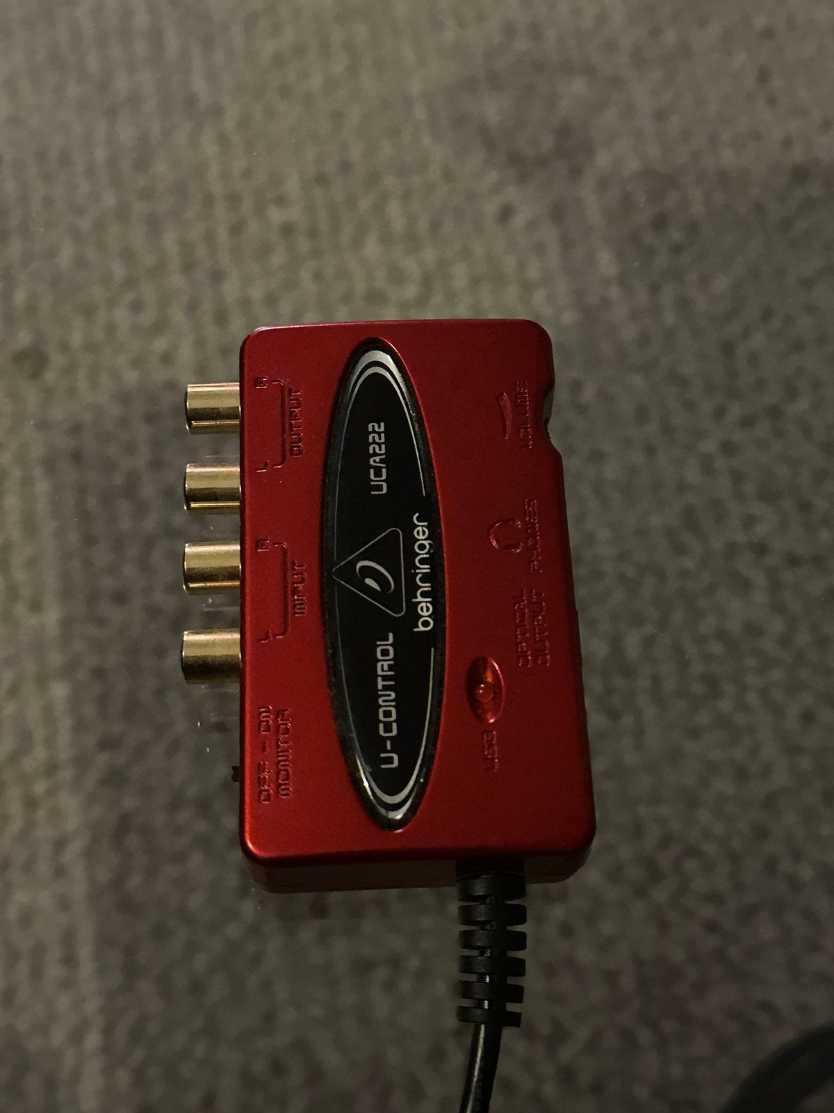 Behringer U-CONTROL UCA222 USB Audio Interface, Ophalen of Verzenden, Gebruikt