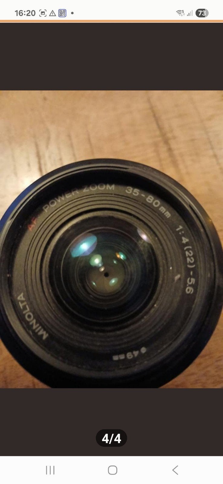 Minolta AF Power Zoom 35-80mm 1:4(22)-5.6 lens, Audio, Tv en Foto, Fotografie | Lenzen en Objectieven, Ophalen of Verzenden, Gebruikt