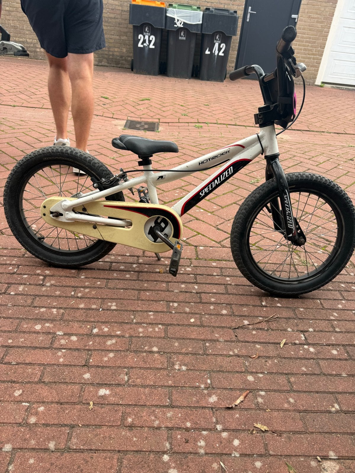 Specialized Hotrock kinderfiets 16 inch, Ophalen, Gebruikt, Velgrem, 16 tot 20 inch