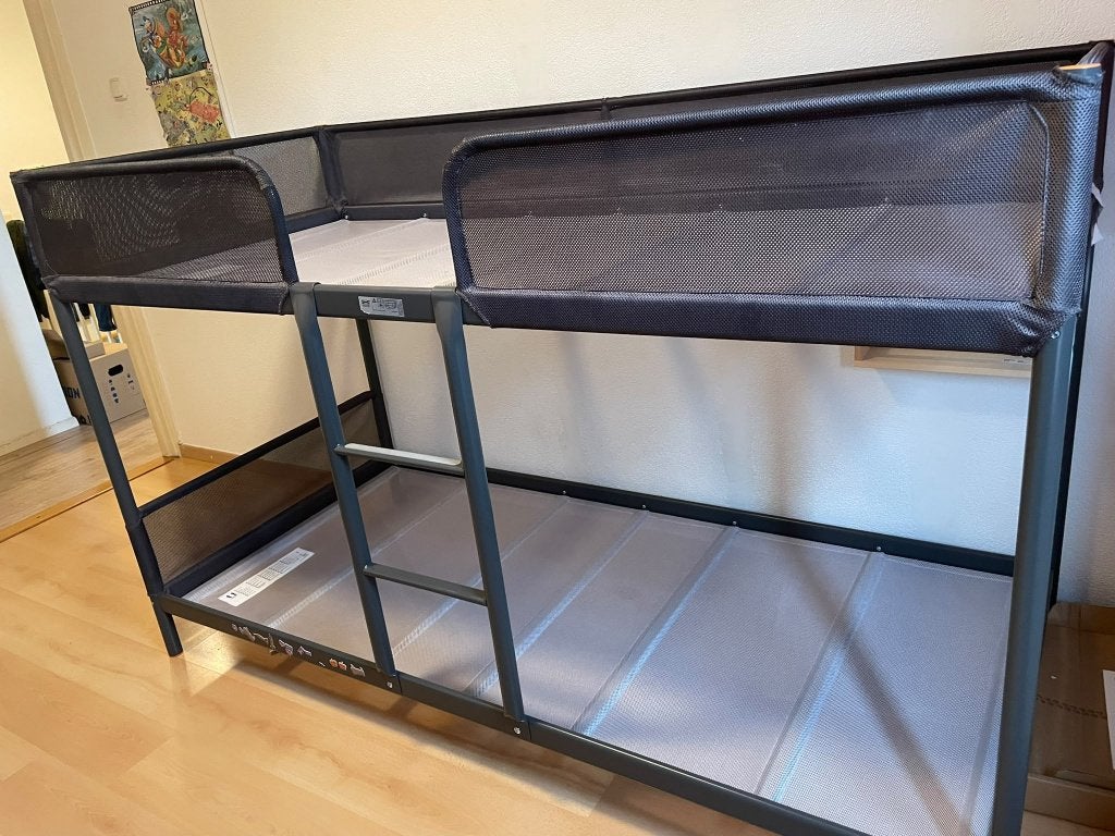 Stapelbed van IKEA, Huis en Inrichting, Ophalen, 90 cm, Tweepersoons, Zo goed als nieuw