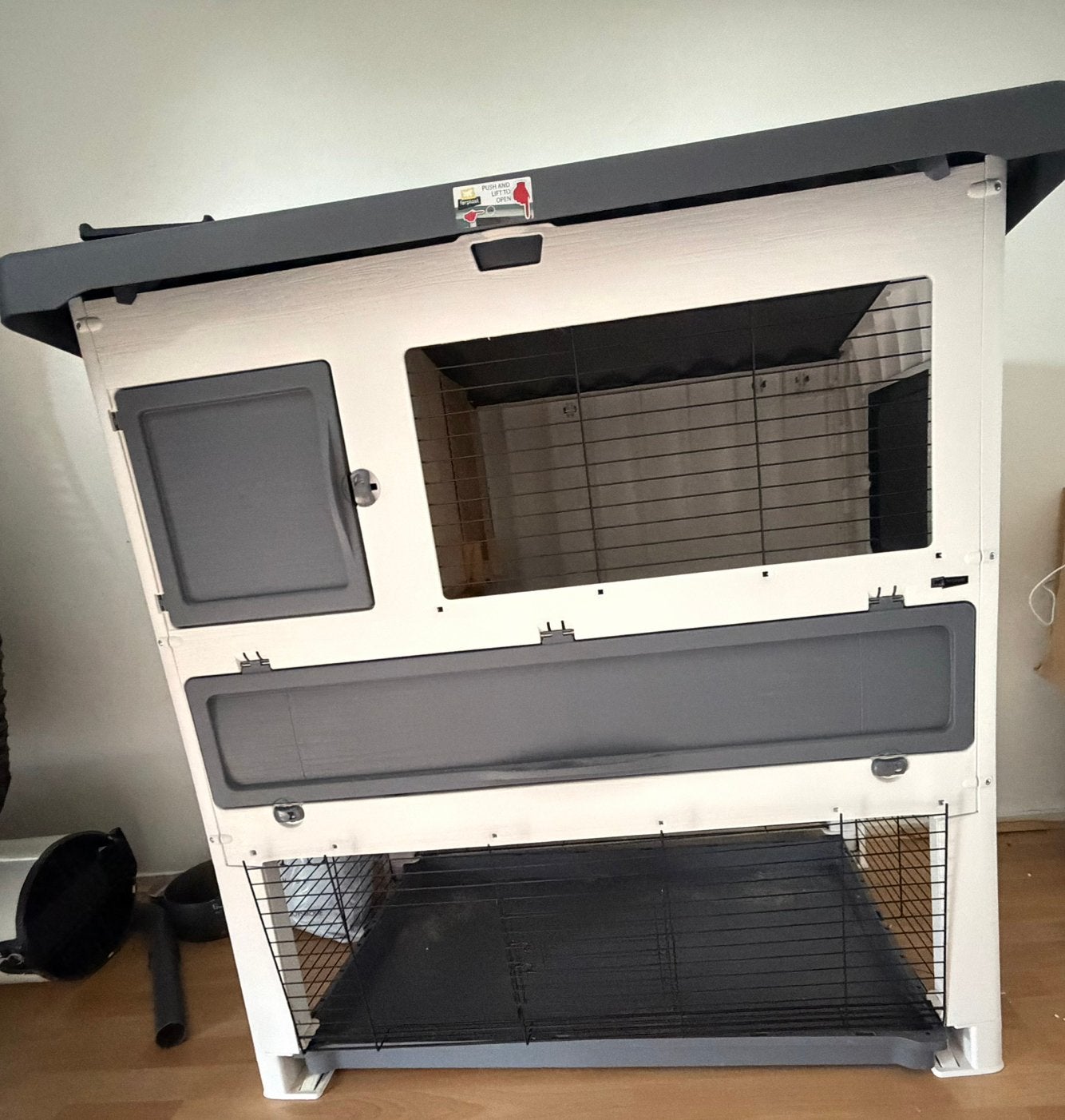 Konijnenhok voor binnen en buiten, Dieren en Toebehoren, Kooi, Konijn, Ophalen, Minder dan 60 cm