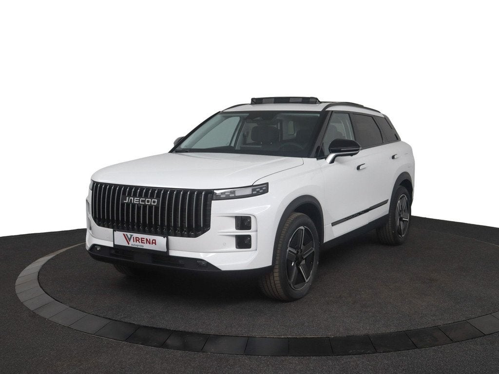 Jaecoo 7 1.5 GDI PHEV Exclusive - Panoramadak - Elektrisch v, Auto's, Overige Auto's, 12 maanden, Zwart, Hybride Elektrisch/Benzine
