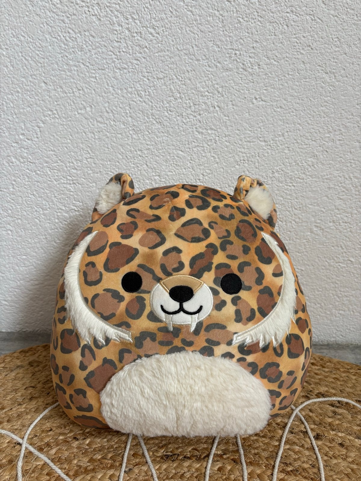 Squishmallows Cherie Sabeltandtijger Knuffel 30 cm, Ophalen of Verzenden, Zo goed als nieuw, Middelgroot (20 tot 80 cm), Tijger