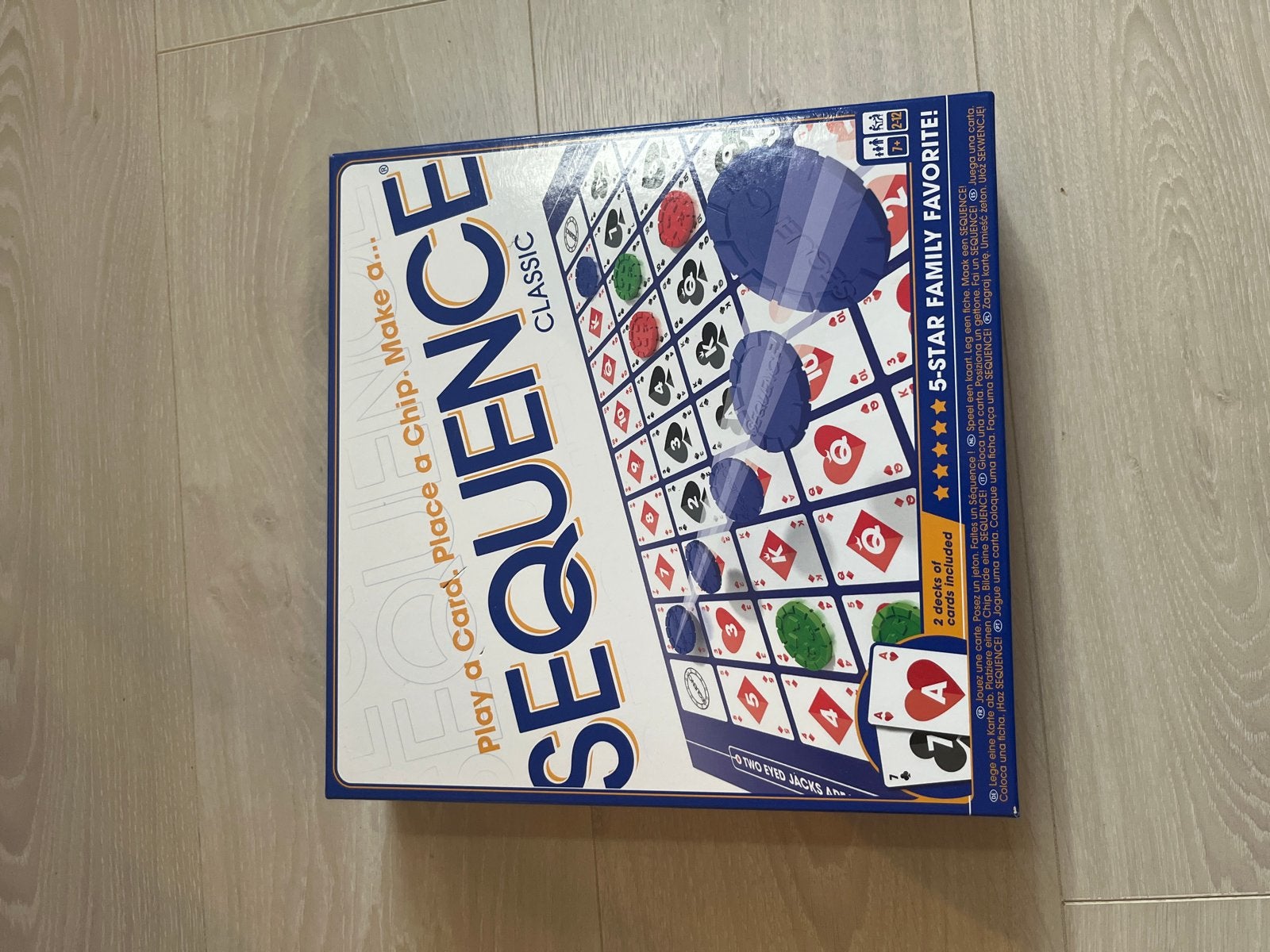 Sequence Classic bordspel van Goliath - Leuk en Strategisch, Drie of vier spelers, Ophalen, Zo goed als nieuw