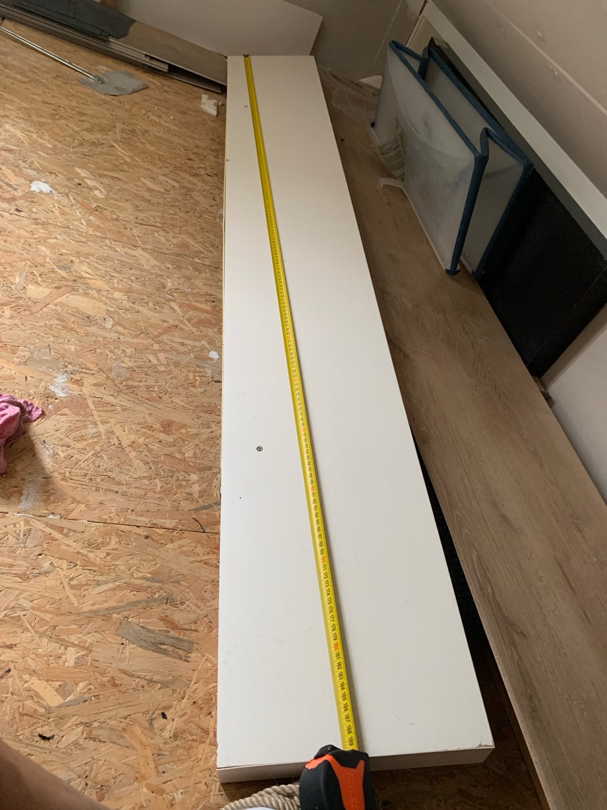 IKEA LACK Wandplank wit 190x26 cm, Ophalen, Gebruikt