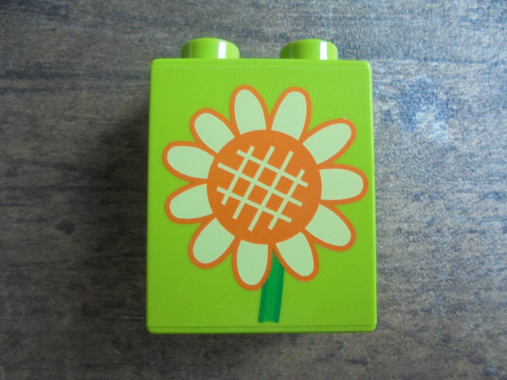 Lego Duplo Brick 1x2x2 (zie foto's), Ophalen of Verzenden, Gebruikt, Losse stenen, Duplo