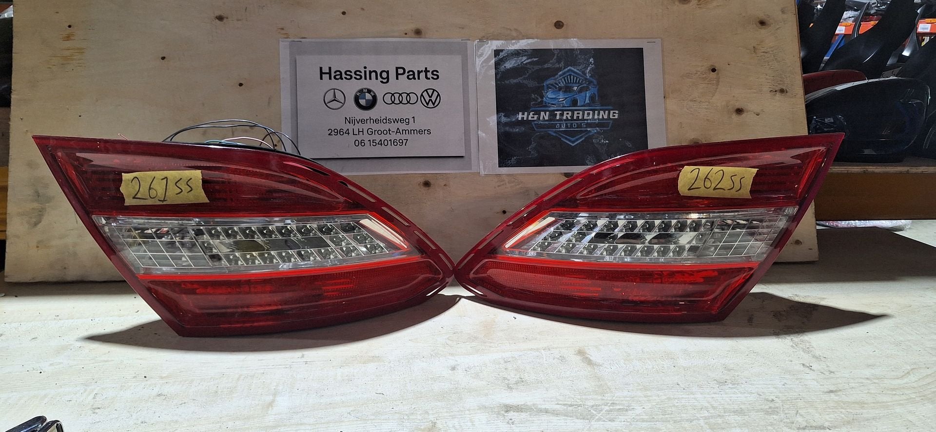 Mercedes-Benz C W204 Achter-/achterlichten 2048202064R  261S, Gebruikt, -, -, Ophalen of Verzenden