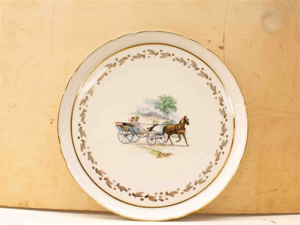 Porseleinen ronde schaal 38766