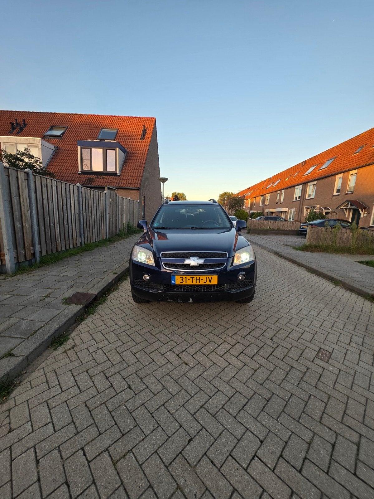 Chevrolet Captiva 2.4 2WD 2006 Blauw 188.194 km, Auto's, 136 pk, 4 cilinders, Blauw, 7 stoelen