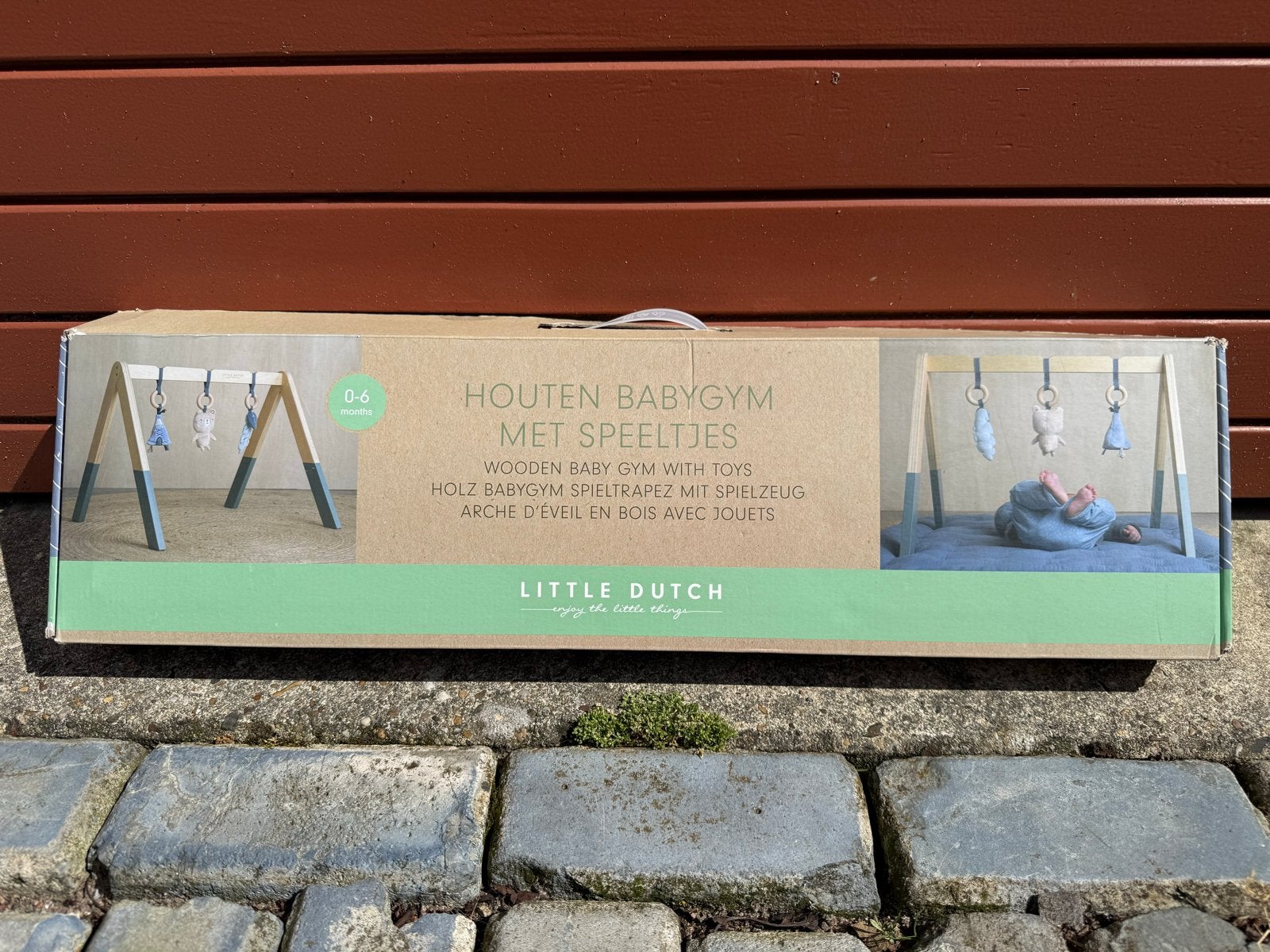 Little Dutch Houten Babygym met Speeltjes, Kinderen en Baby's, Speelgoed | Babyspeelgoed, Ophalen, Zo goed als nieuw, Babygym
