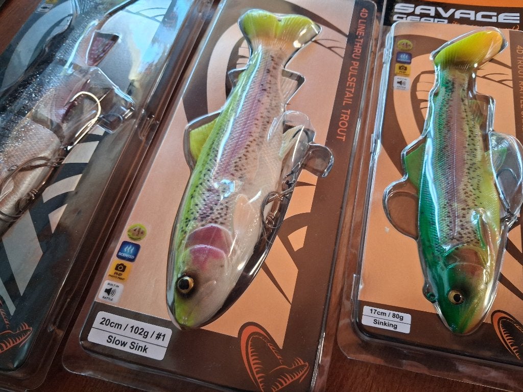 3x Savage Gear Swimbaits (3 soorten)...17/20/25cm... Nieuw!, Tinstraat, Savage Gear, Overige typen, Nieuw