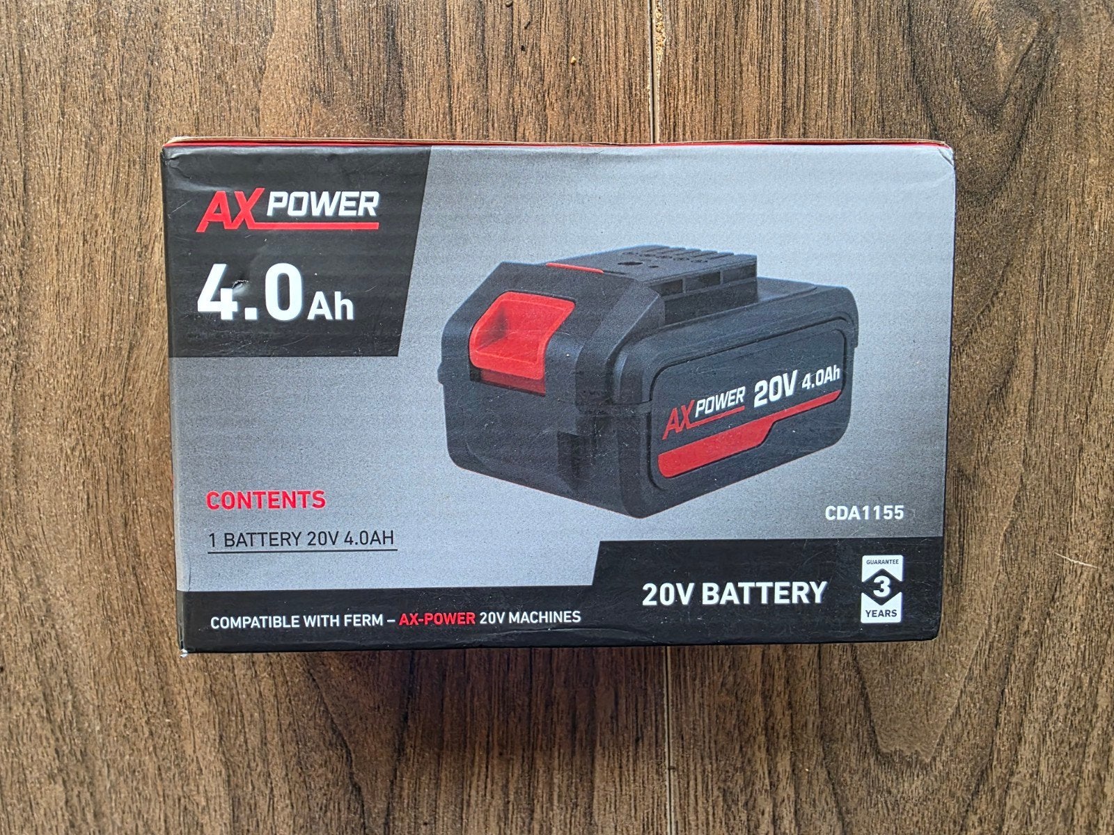 AX-POWER 20V 4.0Ah Accu - Nieuw in doos, Ophalen of Verzenden, Nieuw