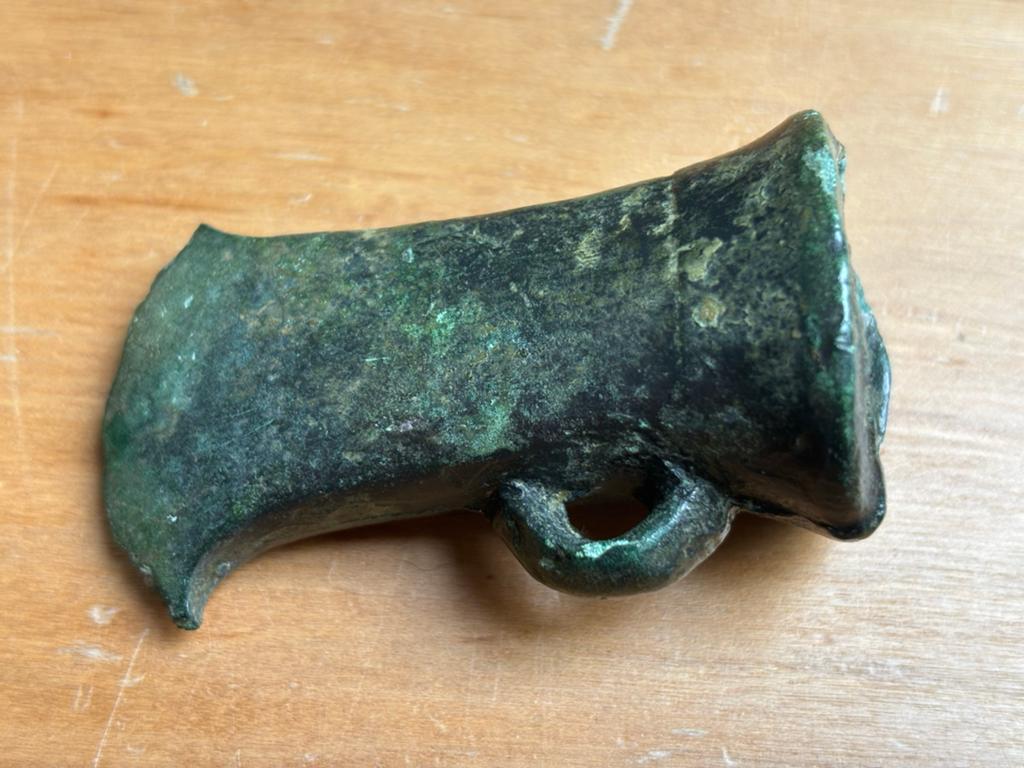 Zeldzame Bronzen Kokerbijl uit Oss, ca. 800 v.Chr., Antiek en Kunst, Ophalen of Verzenden