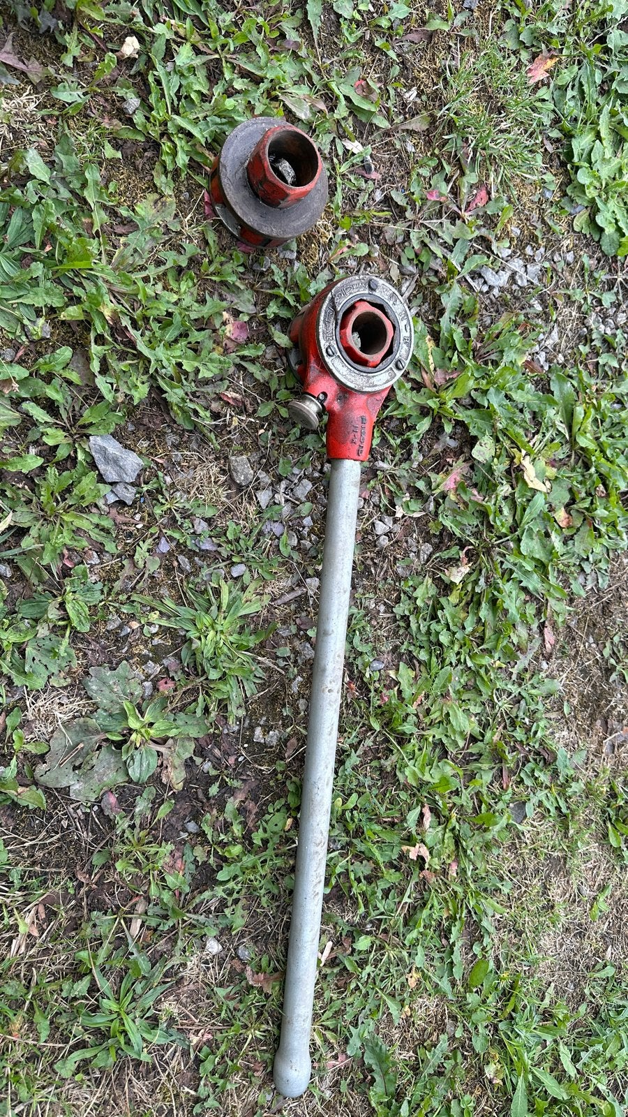 Ridgid 111-R pijpdraadsnijder met handvat (60cm), Ophalen, Gebruikt, Snijgereedschap, Ridgid