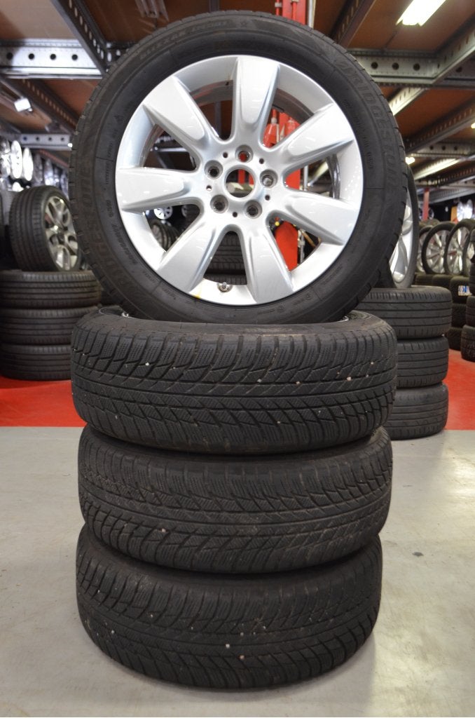 Org. 17" Mini Countryman Velgen 5x112 + Winterbanden + TPMS, Niet ingevuld, Gebruikt, Banden en Velgen, Niet ingevuld