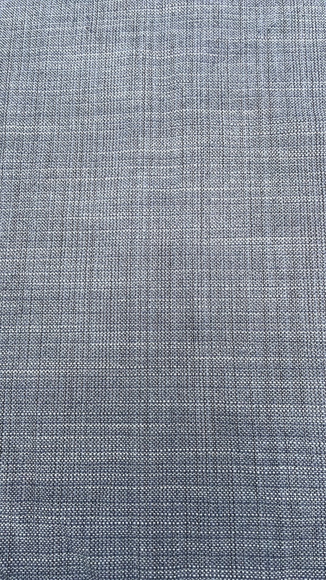 Ikea Kivik poef hocker stof grijs, Gebruikt, Vierkant, Stof, 75 tot 100 cm