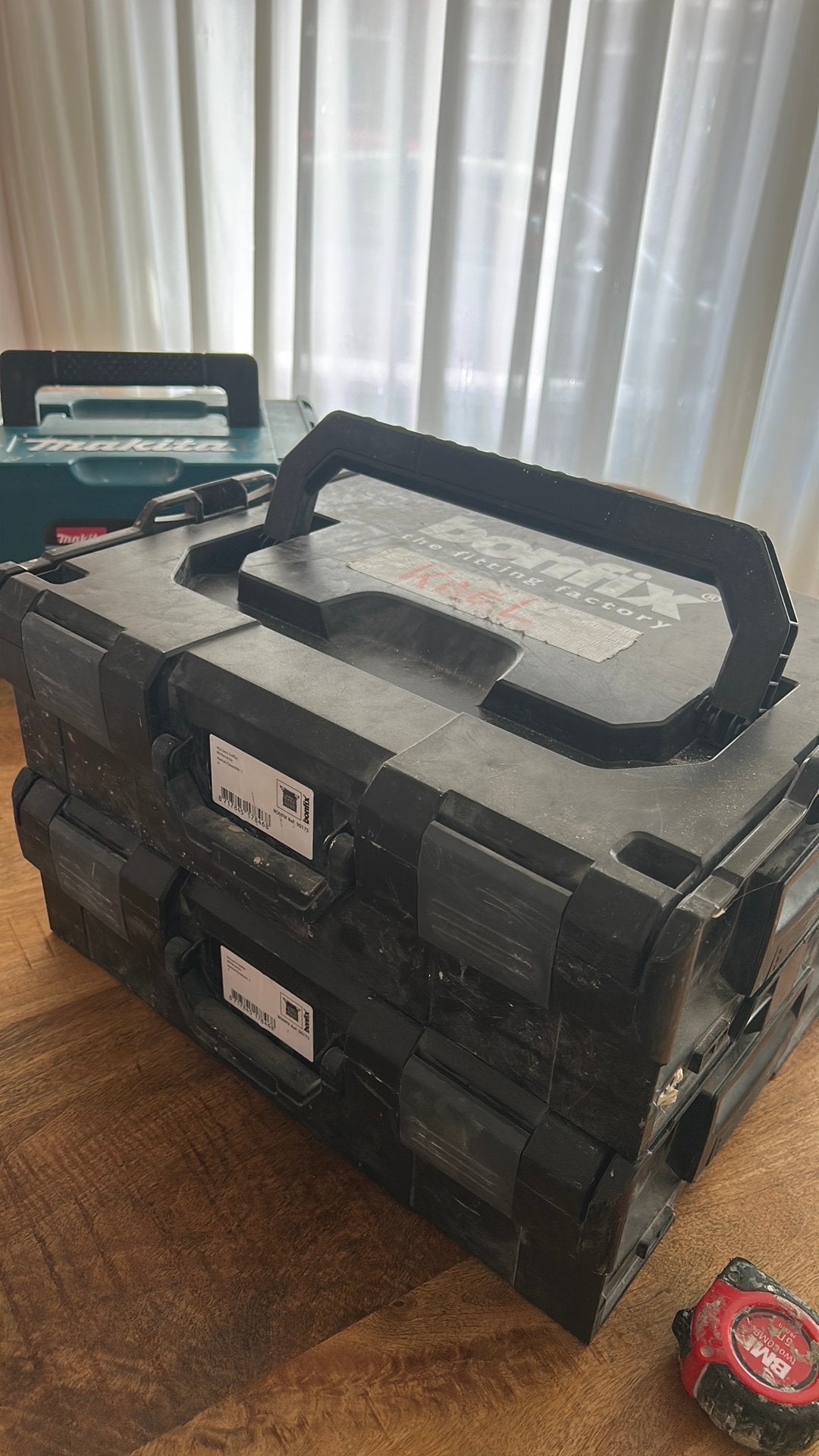 Bonfix koffer 2x, Doe-het-zelf en Verbouw, Gereedschapskisten, Ophalen, Gebruikt