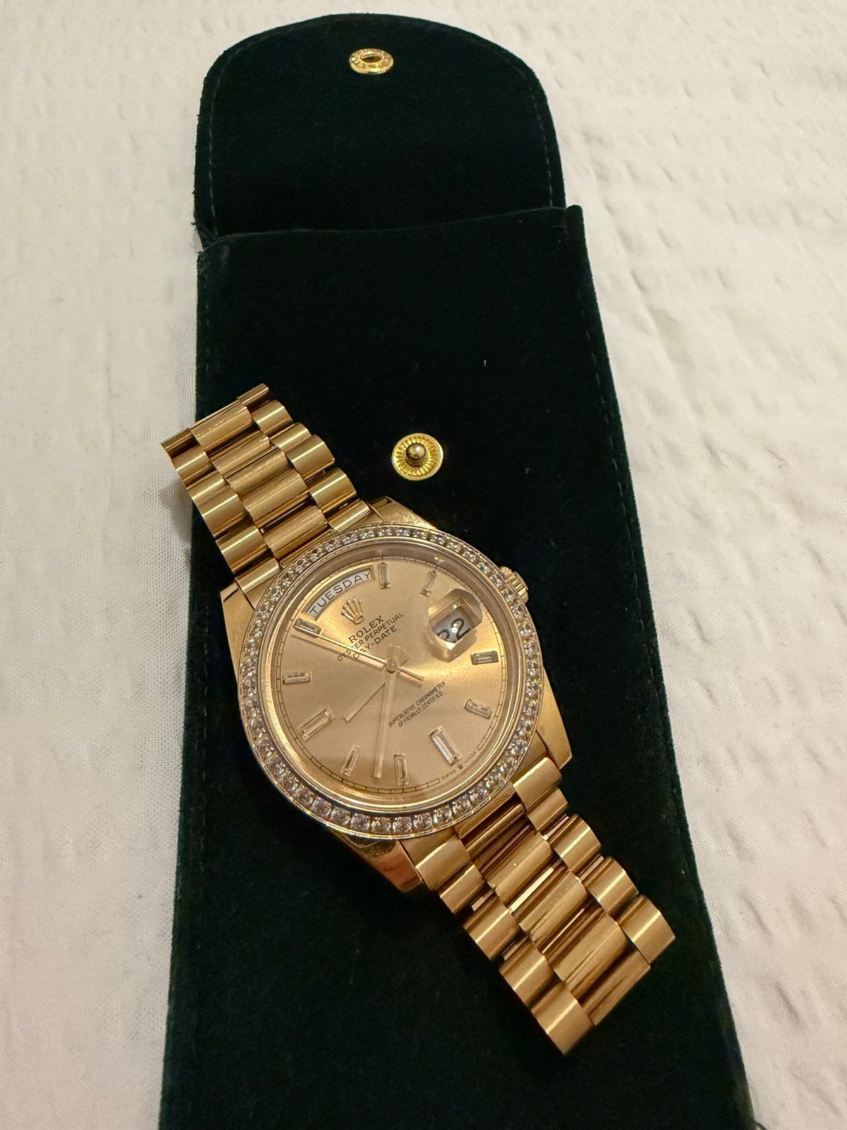 Rolex Day-Date 40, Sieraden, Tassen en Uiterlijk, Rolex, Polshorloge, Nieuw, Ophalen of Verzenden