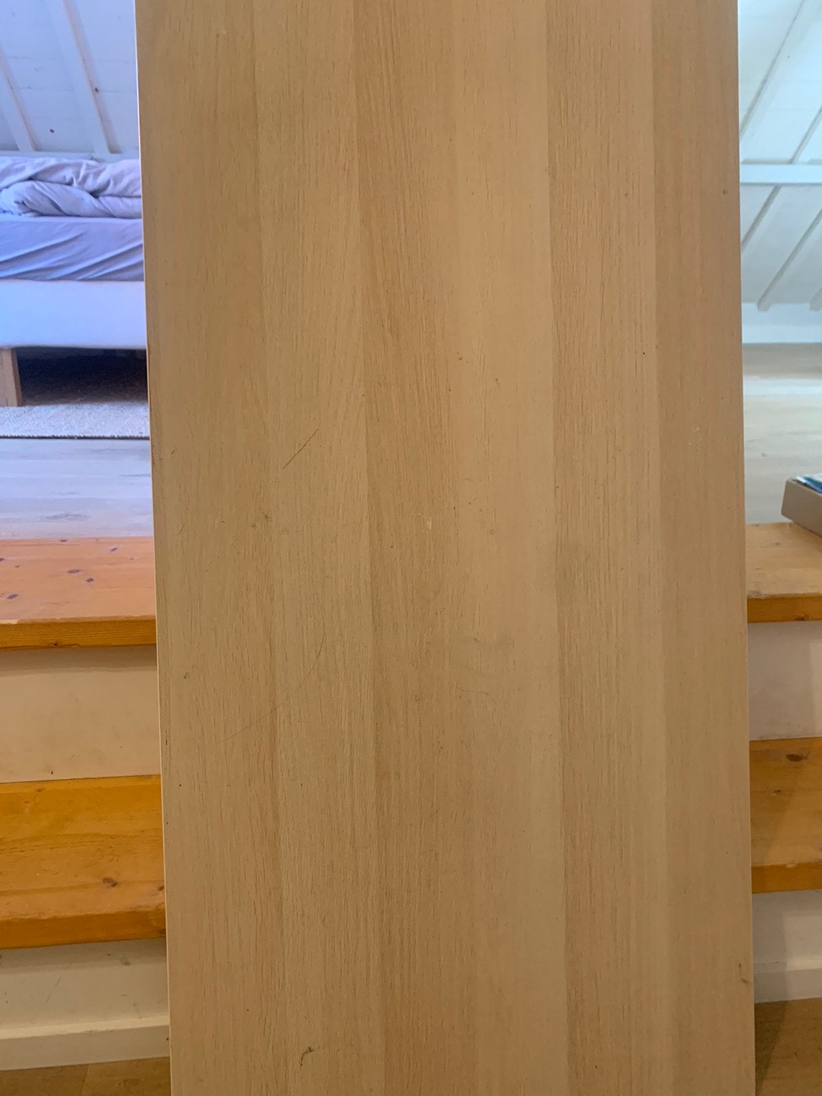 IKEA Linnmon Tafelblad - gebruikt, Ophalen, 100 tot 150 cm, 50 tot 100 cm, Zo goed als nieuw