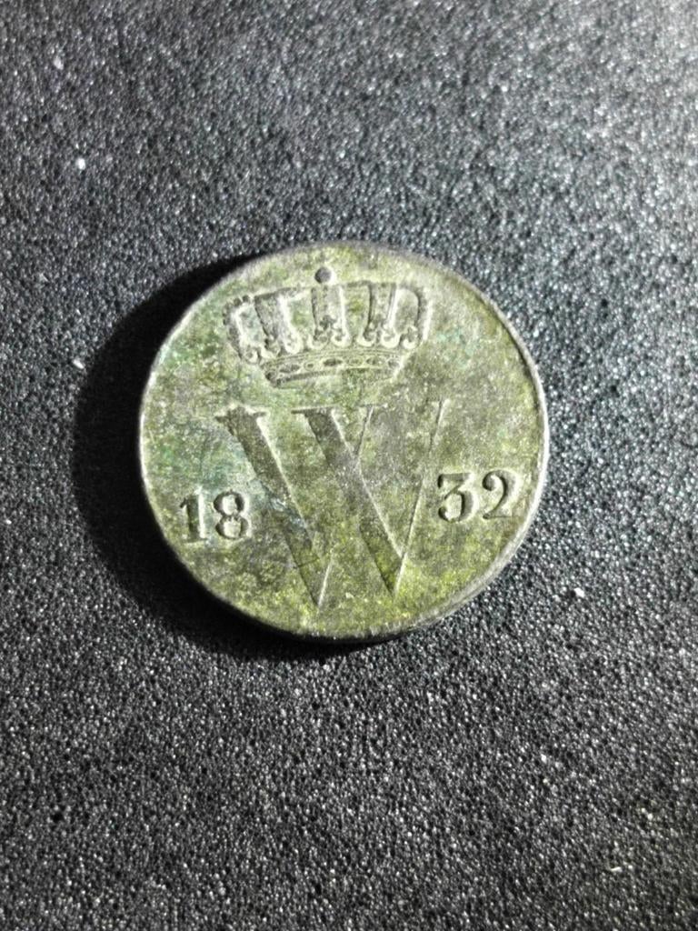 1/2 cent 1832 Willem 1, Postzegels en Munten, Munten | Nederland, Ophalen of Verzenden, Koning Willem I, 1 cent