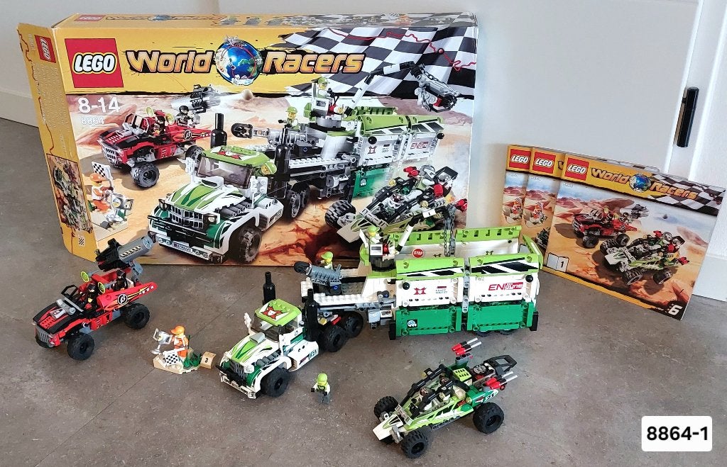 LEGO World Racers - 8864 - Desert of Destruction, Overige thema's, Lego, Ophalen of Verzenden, Zo goed als nieuw